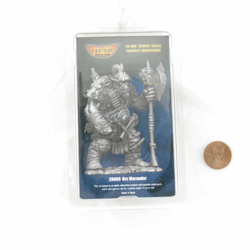 FLM28009 Orc Marauder Figure Kit 28mm Heroic Scale Miniature Unpainted 3rd Image