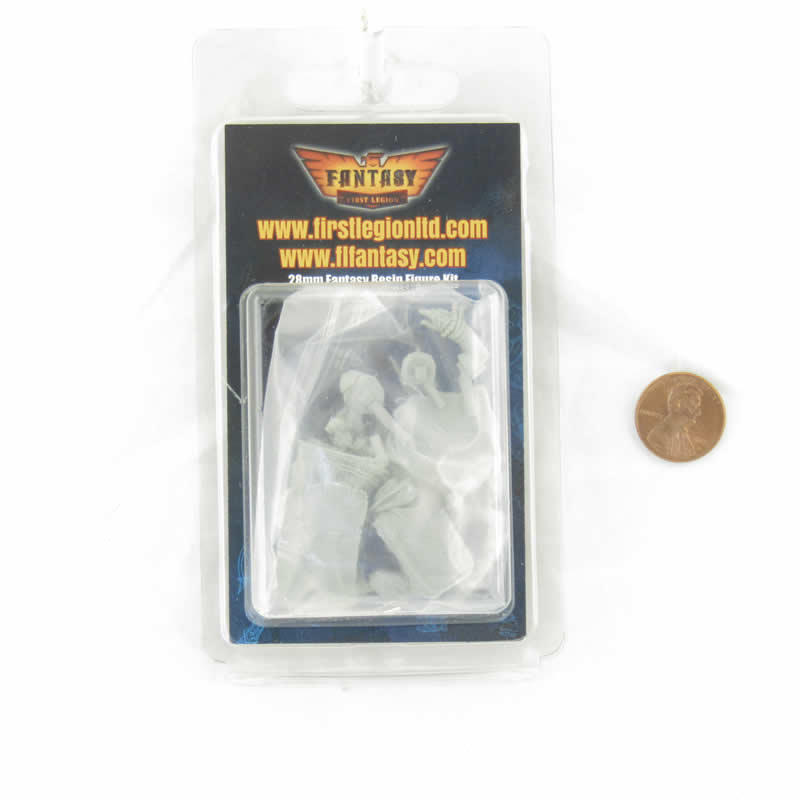 FLM28016 Orc Woman Shaman and Herbalist Figure Kit 28mm Heroic Scale Miniature Unpainted 2nd Image