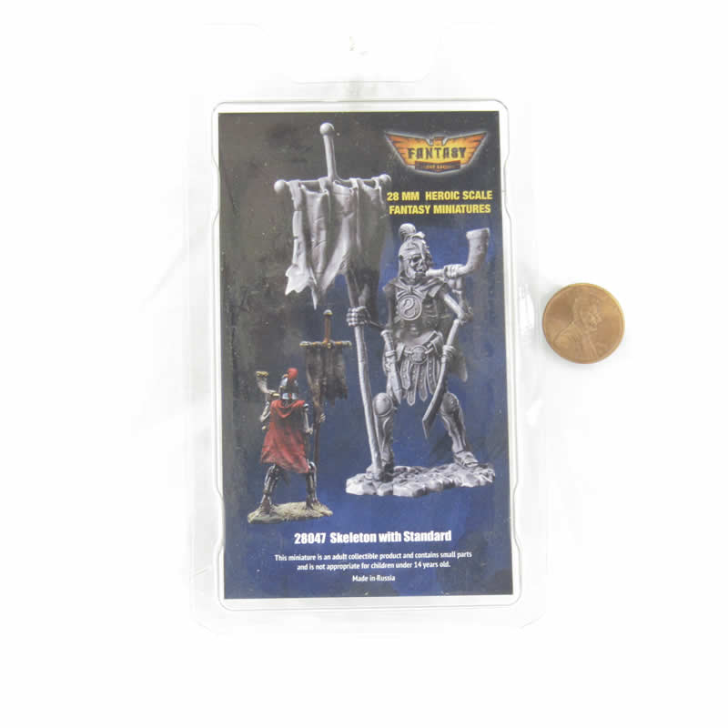 FLM28047 Skeleton with Standard Figure Kit 28mm Heroic Scale Miniature Unpainted 3rd Image