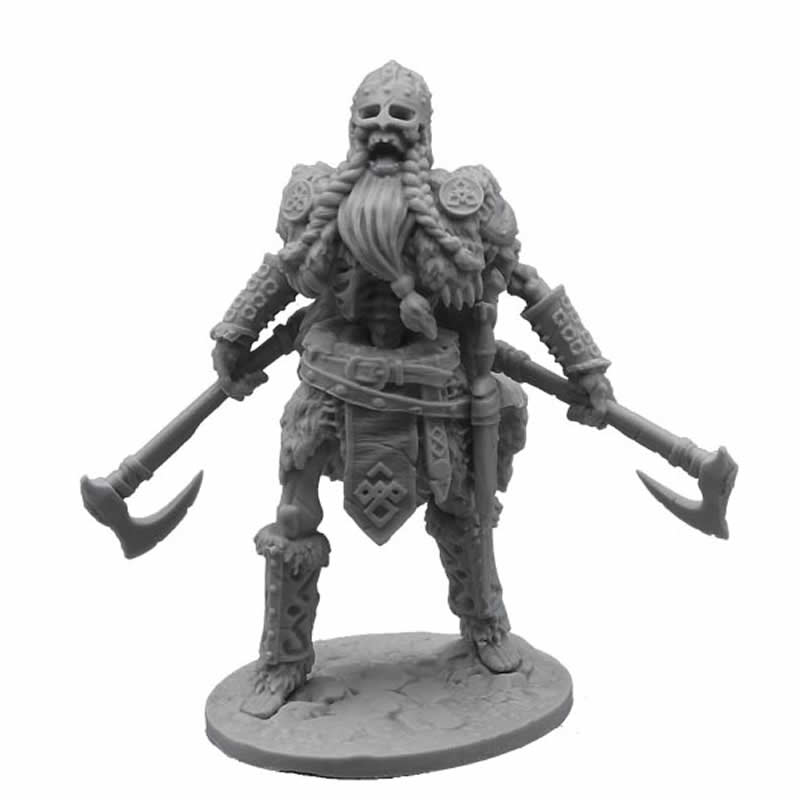 FLM28050 Skeleton Beserker Figure Kit 28mm Heroic Scale Miniature Unpainted Main Image