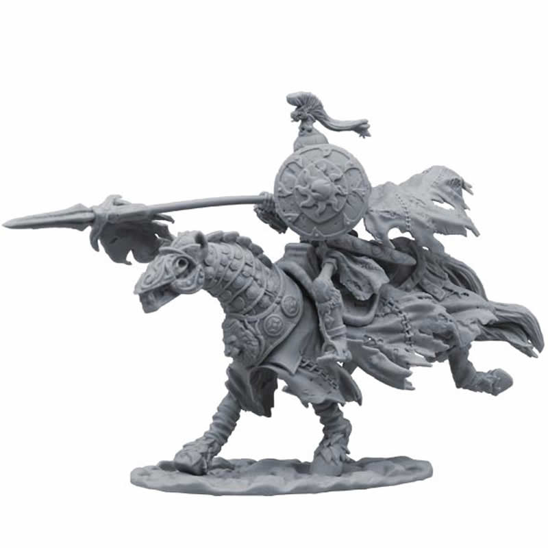 FLM28056 Mounted Skeleton Warrior Figure Kit 28mm Heroic Scale Miniature Unpainted Main Image