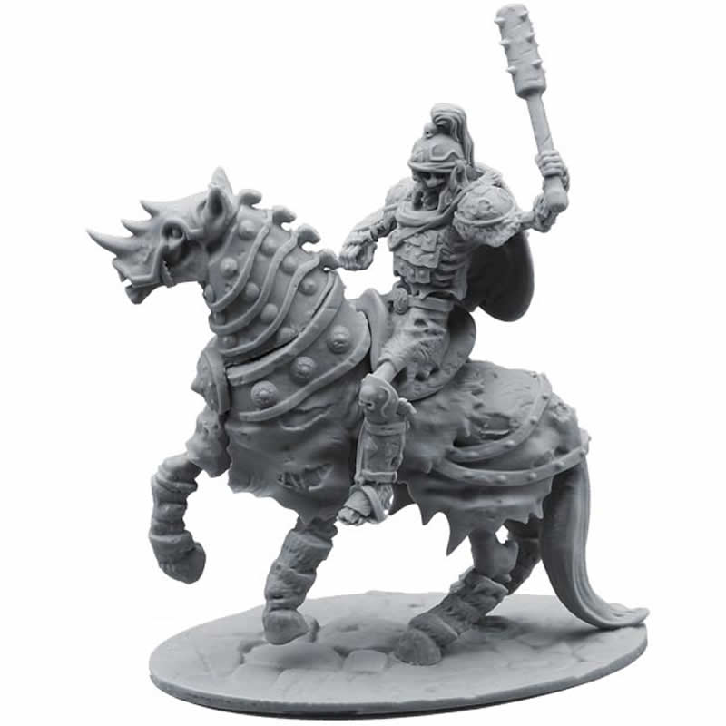 FLM28058 Mounted Skeleton Warrior Figure Kit 28mm Heroic Scale Miniature Unpainted Main Image