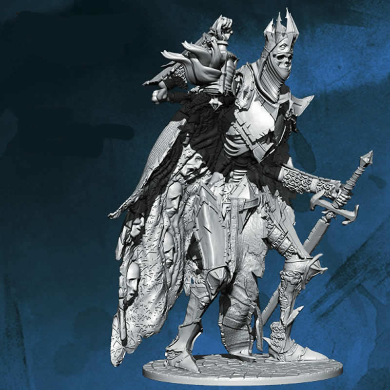 FLM28082 Vaul Ermiger Wraith Soul Collector Figure Kit 28mm Heroic Scale Miniature Unpainted Main Image