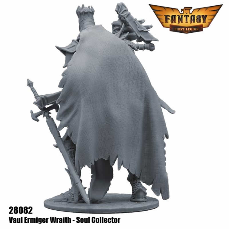 FLM28082 Vaul Ermiger Wraith Soul Collector Figure Kit 28mm Heroic Scale Miniature Unpainted 5th Image