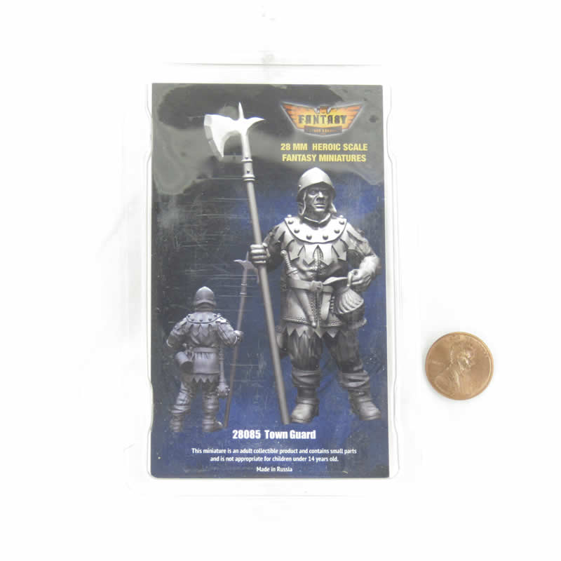 FLM28085 Town Guard No1 Figure Kit 28mm Heroic Scale Miniature Unpainted 3rd Image