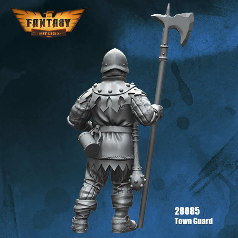 FLM28085 Town Guard No1 Figure Kit 28mm Heroic Scale Miniature Unpainted 4th Image