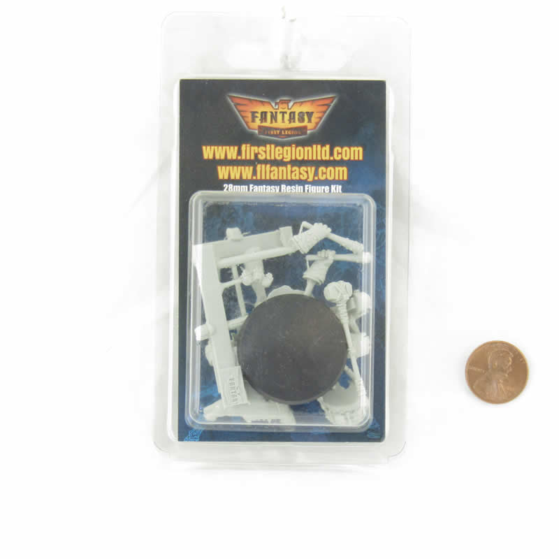 FLM28107 Orc Drummer Plogger Figure Kit 28mm Heroic Scale Miniature Unpainted 2nd Image