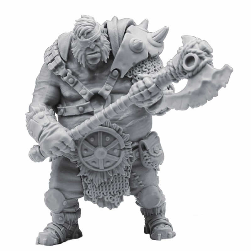 FLM28114 Khe Ogre Mercenary Figure Kit 28mm Heroic Scale Miniature Unpainted Main Image