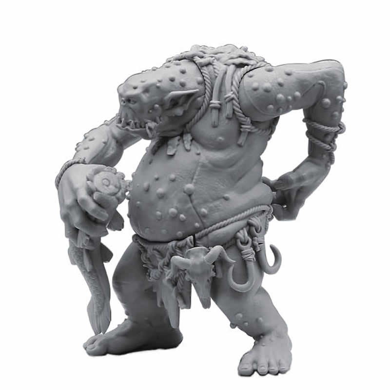 FLM28118 Swamp Troll Figure Kit 28mm Heroic Scale Miniature Unpainted Main Image