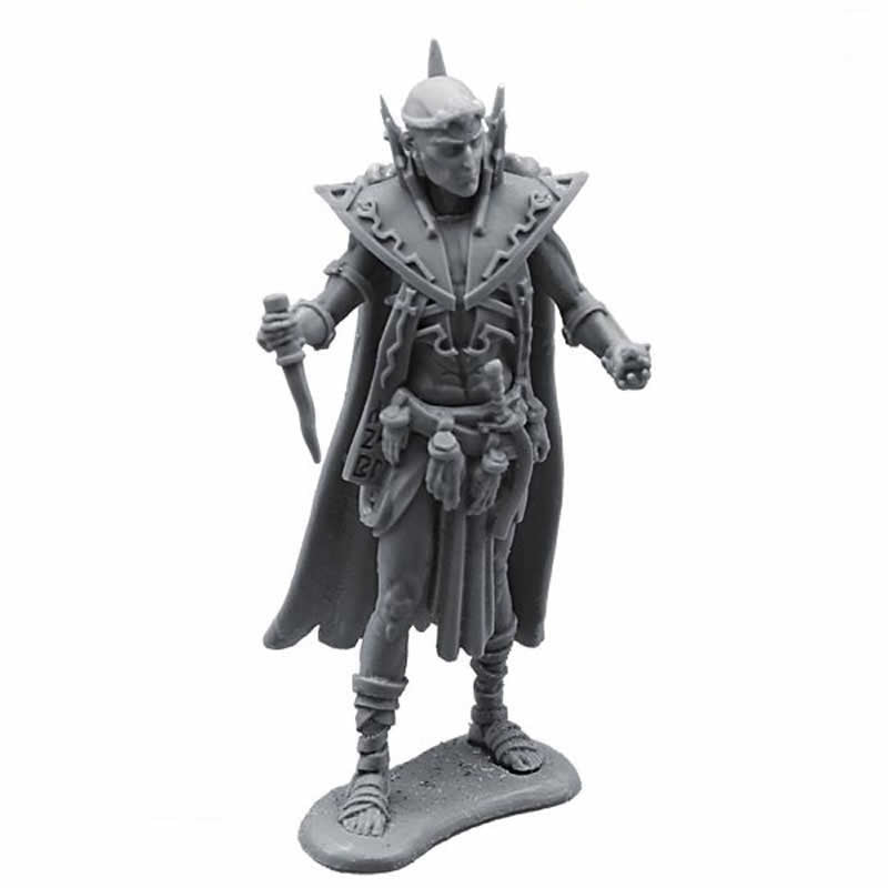 FLM28120 Necromancer Figure Kit 28mm Heroic Scale Miniature Unpainted 5th Image