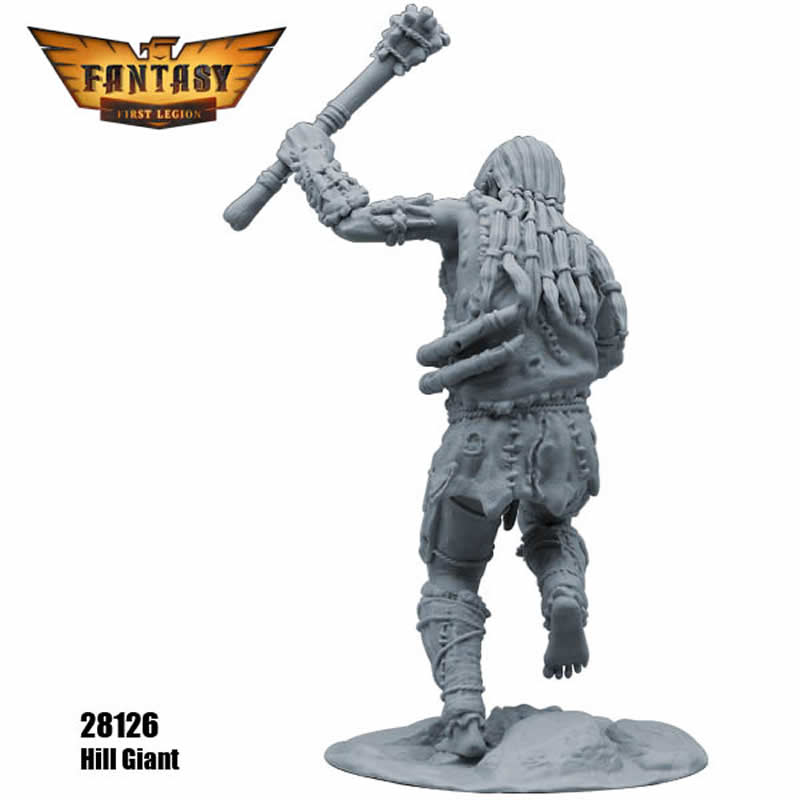 FLM28126 Hill Giant Figure Kit 28mm Heroic Scale Miniature Unpainted 4th Image