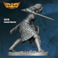 FLM28179 Female Warrior Figure Kit 28mm Heroic Scale Miniature Unpainted 4th Image
