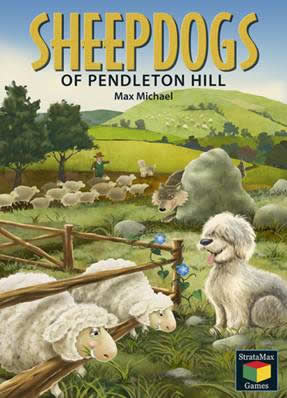 GASSMXSHEE01 Sheepdogs of Pendleton Hill Board Game Main Image