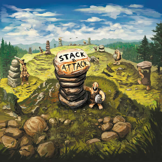 GASSTACKAT01 Stack And Attack Board Game Game Salute Main Image