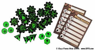 GF950632 Necrotic Glow WarCogs Token Booster Set by Gale Force 9 Main Image