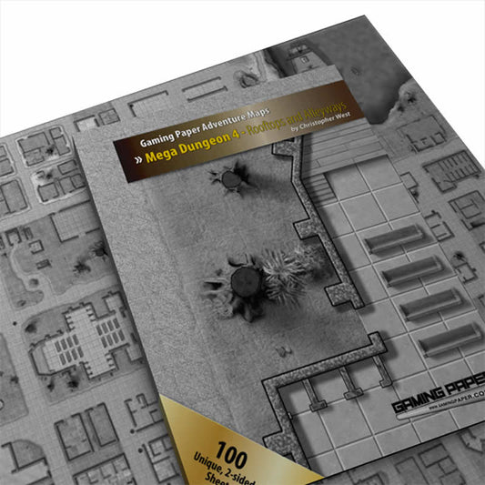 GGP6123 Mega Dungeon 4 Rooftops and Alleyways Gaming Paper Products Main Image