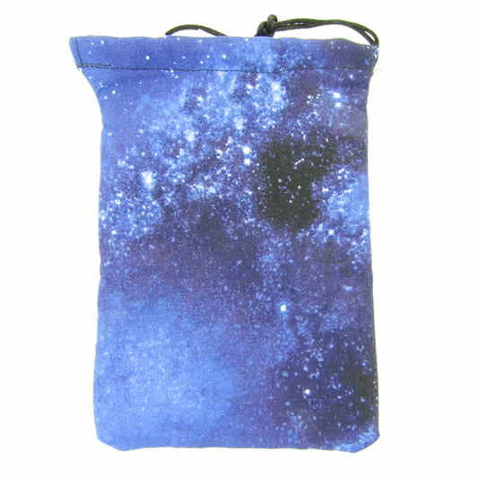 GHGCB1002 Night Sky Cotton Gamer Dice Bag (5in x 7in) Gallant Hands Main Image