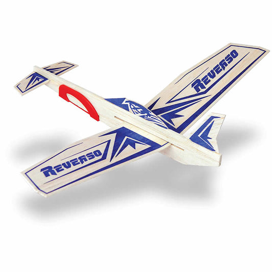 GUI0040 Reverso Balsa Wood Canard Wing Balsa Wood Glider Guillows Main Image