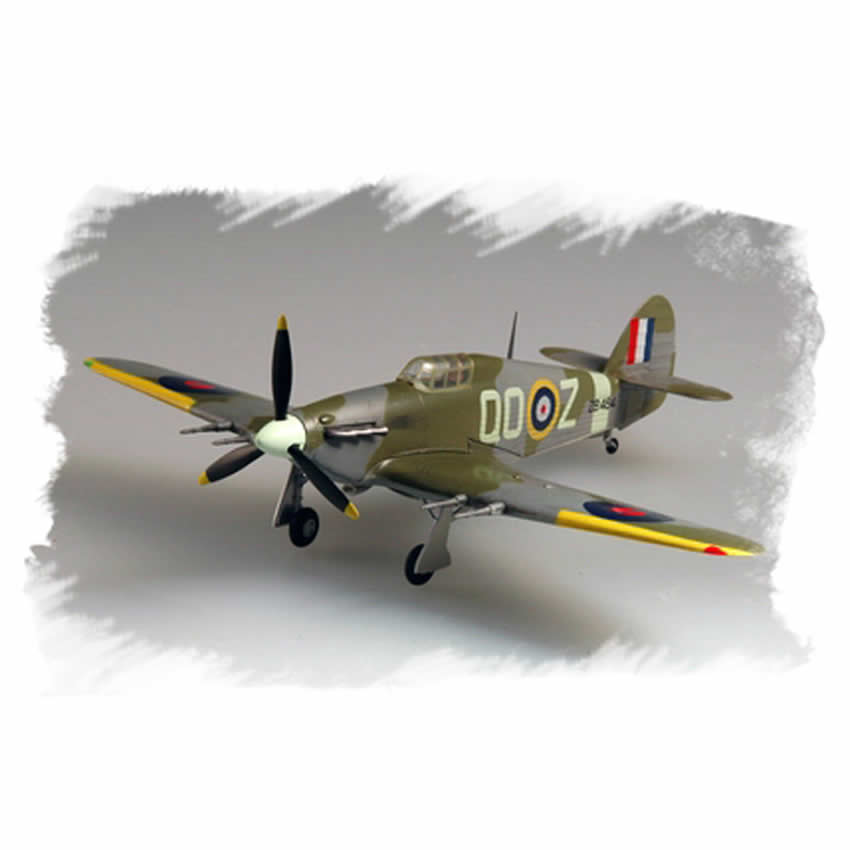 HBM80215 Hurricane Mk.II 1/72 Scale Plastic Model Kit Hobby Boss Main Image