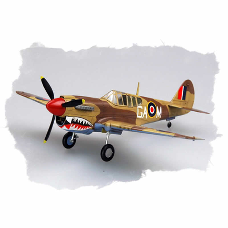 HBM80251 P-40M Warhawk 1/72 Scale Plastic Model Kit Hobby Boss Main Image