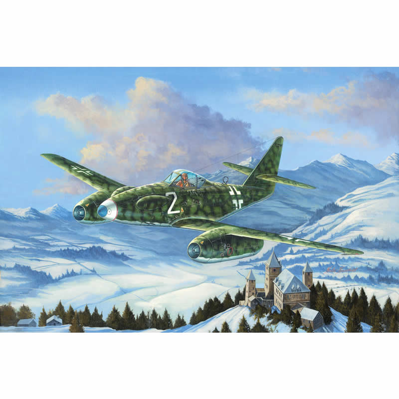 HBM80371 ME 262A-1A U3 1/48 Scale Plastic Model Kit Hobby Boss Main Image