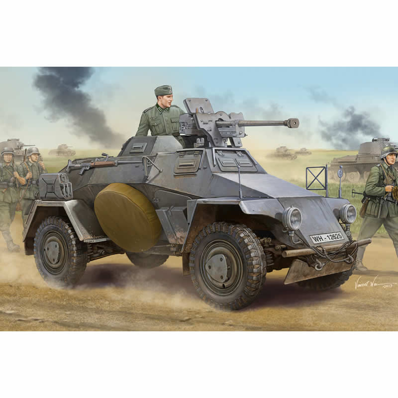 HBM83813 Leichter Panzerspahwagen Early 1/35 Scale Plastic Model Kit Hobby Boss Main Image