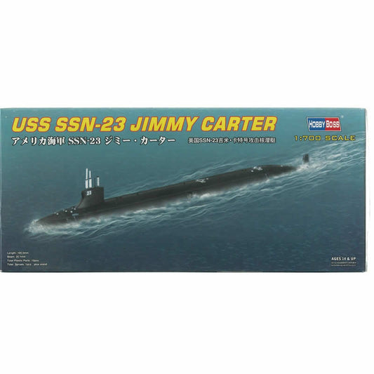 HBM87004 USS Jimmy Carter SN-23 1/700 Scale Plastic Model Kit Main Image