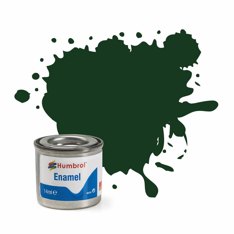 HUMAA0031 Brunswick Green Gloss 14ml Tinlet No 3 Enamel Paint Humbrol Main Image