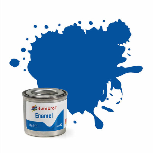 HUMAA0151 French Blue Gloss 14ml Tinlet No 14 Enamel Paint Humbrol Main Image