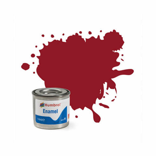HUMAA0223 Crimson Gloss 14ml Tinlet No 20 Enamel Paint Humbrol Main Image