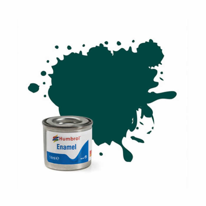 HUMAA0239 British Racing Green Gloss 14ml Tinlet No 239 Enamel Paint Humbrol Main Image