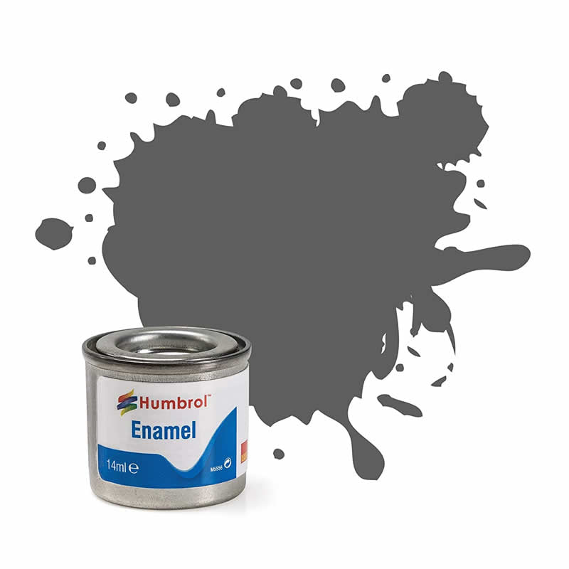 HUMAA0343 Slate Grey Matt 14ml Tinlet No 31 Enamel Paint Humbrol Main Image