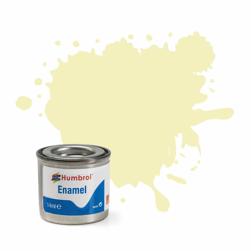 HUMAA04461 Ivory Gloss 14ml Tinlet No 41 Enamel Paint Humbrol Main Image