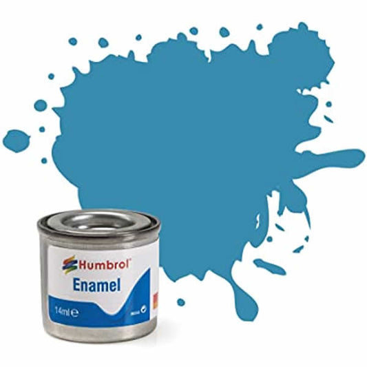 HUMAA0521 Mediterranean Blue Gloss 14ml Tinlet No 48 Enamel Paint Humbrol Main Image