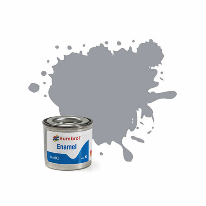 HUMAA0713 Light Grey Matt 14ml Tinlet No 64 Enamel Paint Humbrol Main Image