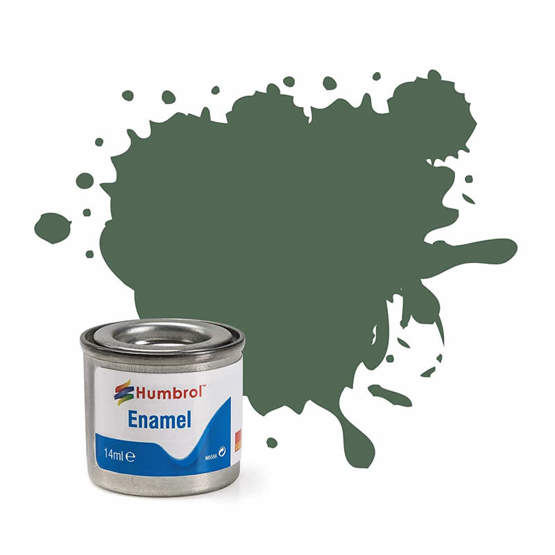 HUMAA0847 Uniform Green Matt 14ml Tinlet No 76 Enamel Paint Humbrol Main Image