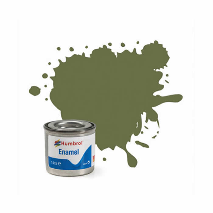 HUMAA0881 Grass Green Matt 14ml Tinlet No 80 Enamel Paint Humbrol Main Image