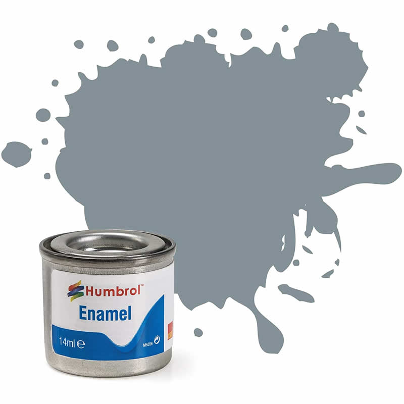 HUMAA0967 Steel Grey Matt 14ml Tinlet No 87 Enamel Paint Humbrol Main Image