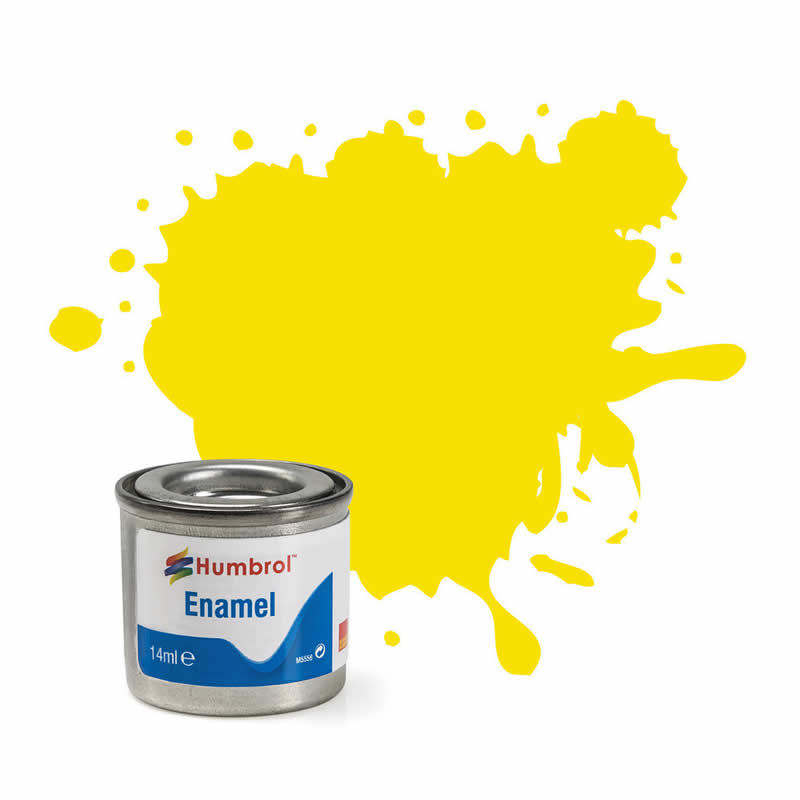 HUMAA1095 Lemon Matt 14ml Tinlet No 99 Enamel Paint Humbrol Main Image