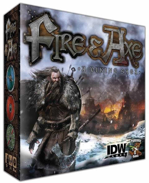 IDW00850 Fire And Axe A Viking Saga Board Game IDW Games Main Image