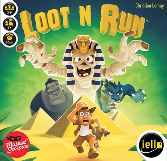 IEL00048 Loot N Run Party Game IDW Games Main Image