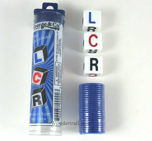 KOP00002 LCR (Left-Center-Right) Dice Game in Tube Koplow Games Main Image