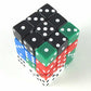 KOP01826 Assorted Opaque Squared Corner Dice Pips D6 12mm Pack of 36 Main Image