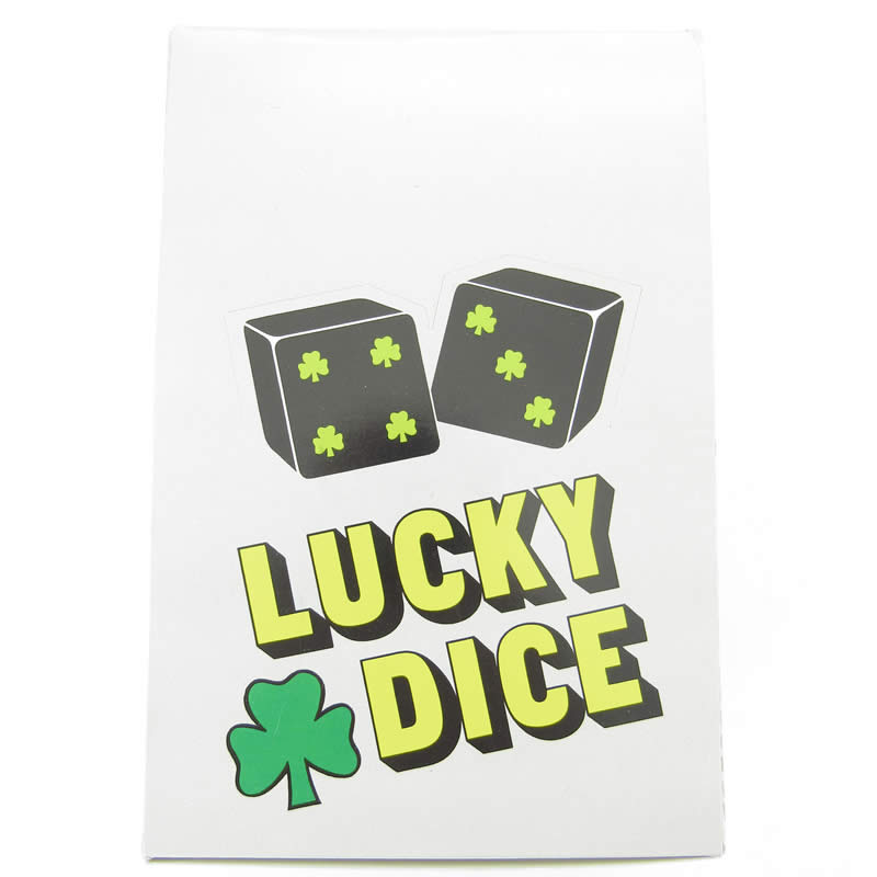 KOP03941 Lucky Dice Green White D6 25mm (1in) Pack of 24 pair of Dice Main Image