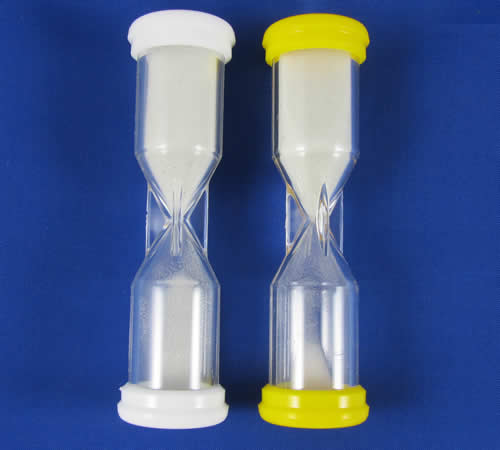 KOP04274 Sand Timers Pack of 2 (1ea - 1 Minute and 3 Minute Sand Timers) Main Image