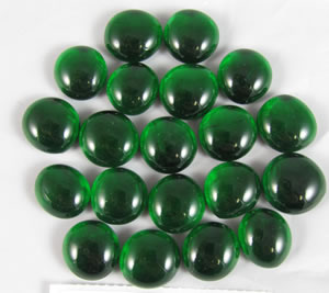 KOP05004 Emerald Glass Gaming Stones 20ct Koplow Games Main Image