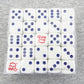 KOP07219 USA Dice White with Blue Pips and Red USA D6 16mm Bulk Pack of 50 Main Image