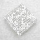KOP07289 White Opaque Dice Black Pips D6 8mm (5/16in) Bulk Pack of 200 Main Image