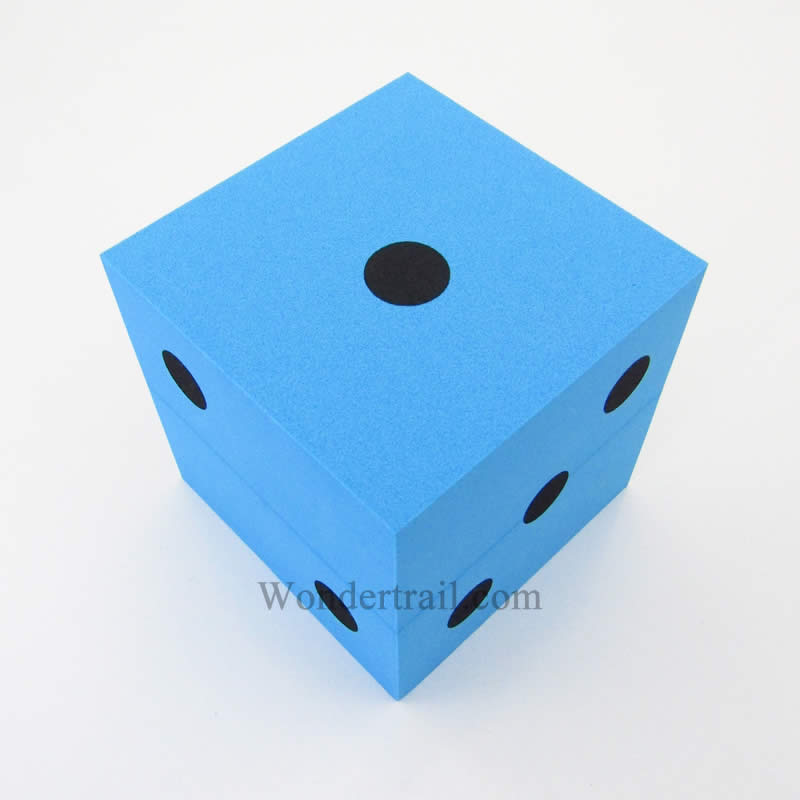 KOP10947 Blue Opaque Foam Die Black Dots D6 100mm (4in) Pack of 1 Main Image