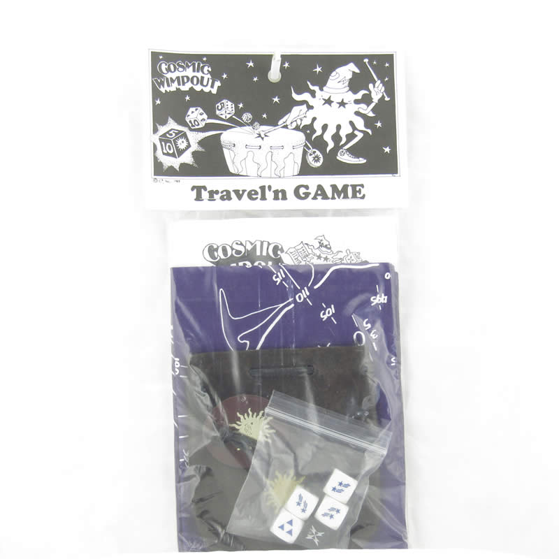 KOP19362 Cosmic Wimpout Deluxe Traveling Game with Purple Cloth Mat Main Image